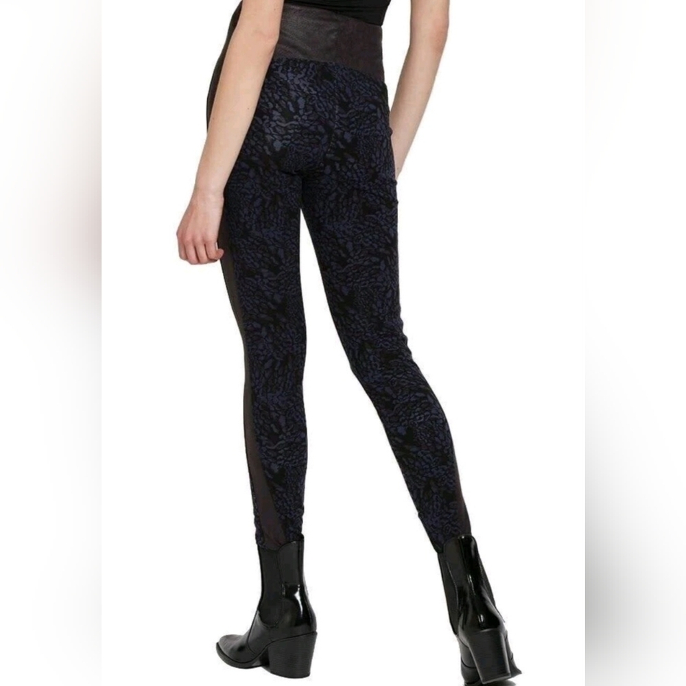 Lysse Black Patterned Leggings